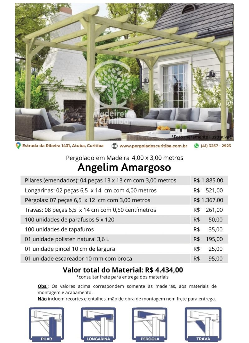 Modelo 07 Pegolado Angelim Amargoso 4,00 x 3,00 metros com pingadeira....pdf