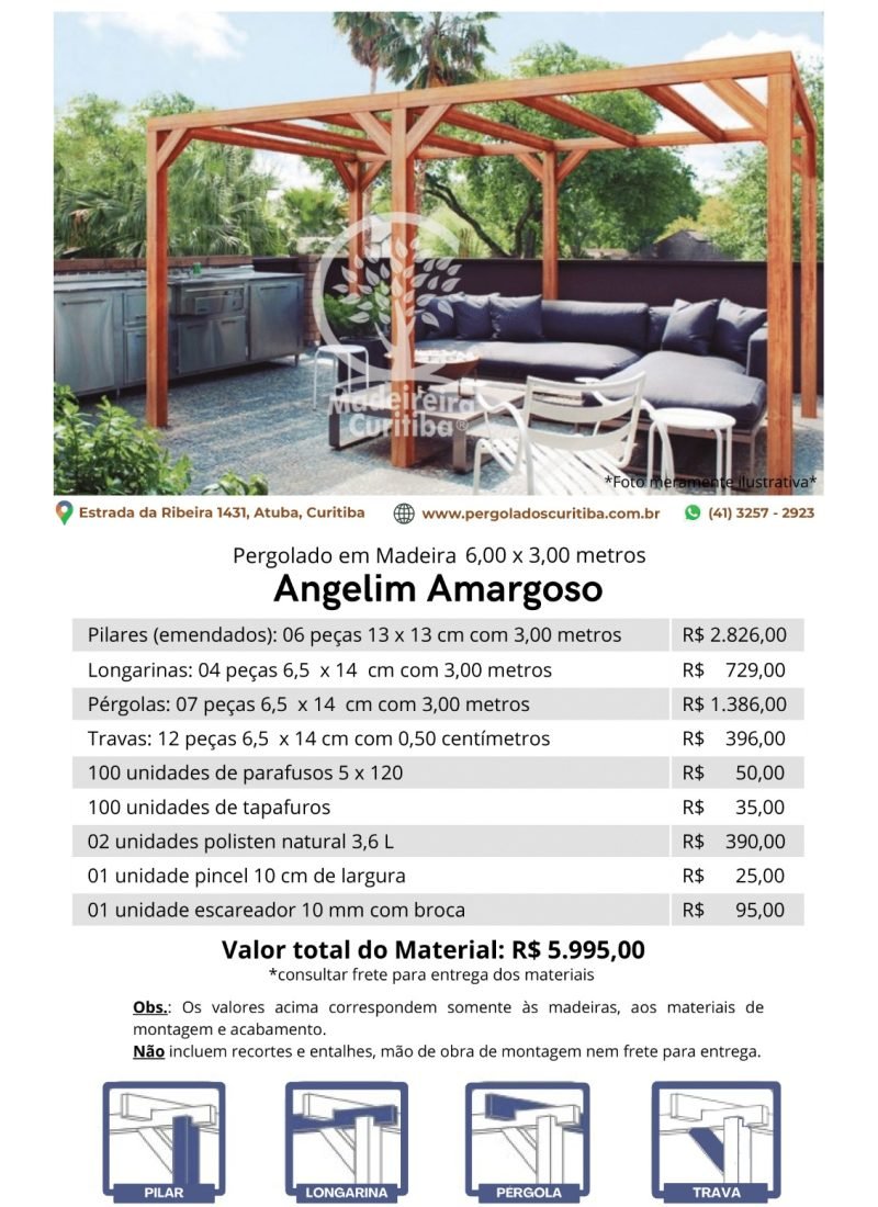 Modelo 11 Pegolado Angelim Amargoso 6,00 x 3,00 metros sem pingadeira........pdf