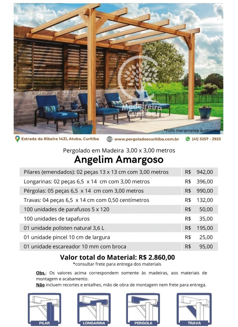 Modelo 19 Pegolado Angelim Amargoso 3,00 x 3,00 metros 2 colunas....pdf