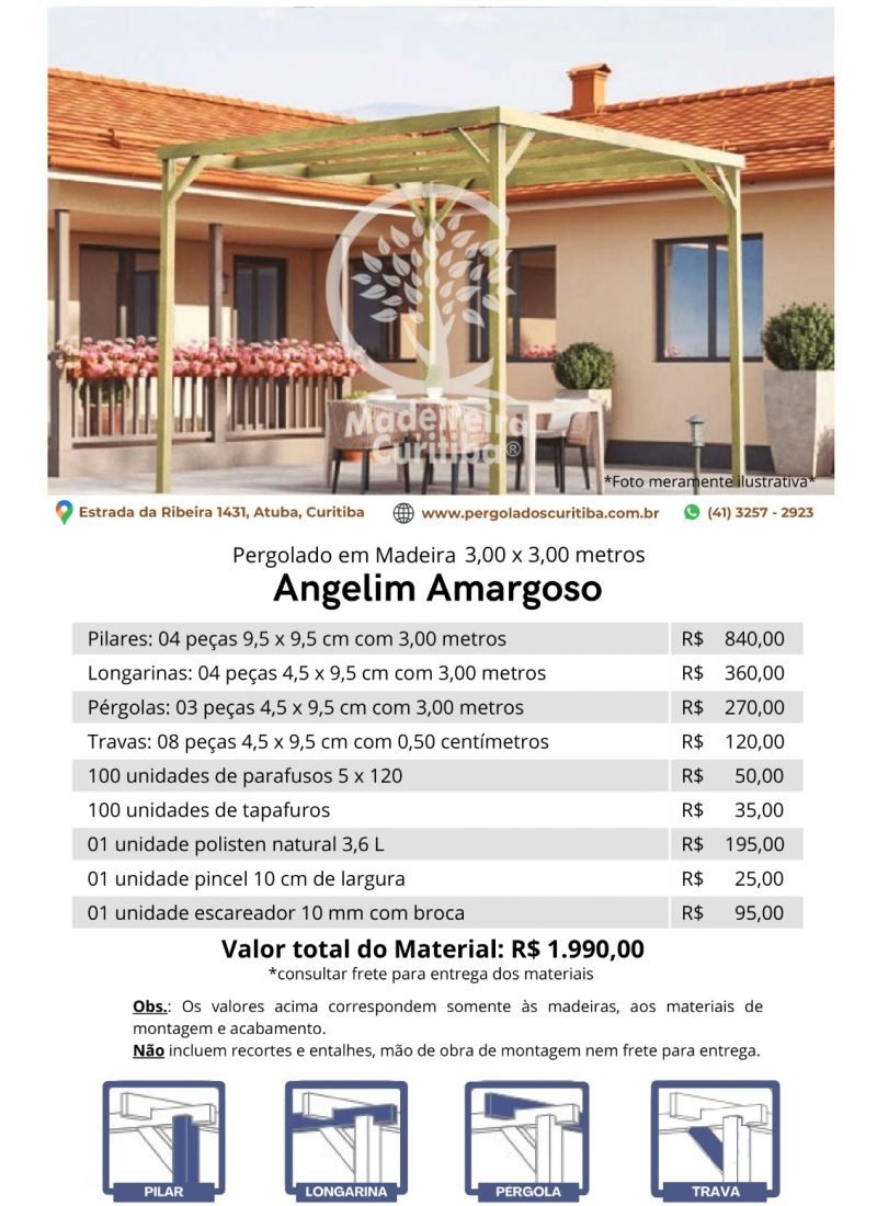 Modelo 24 Pegolado Angelim Amargoso 3,00 x 3,00 metros 4 colunas 10x10.pdf
